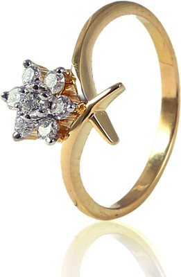 9% OFF on Jisha Gold Diamond 18 K Ring