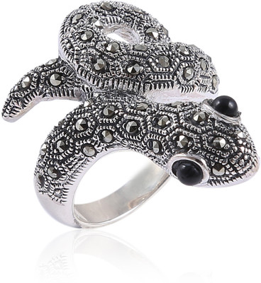 32% OFF on Jisha Sterling Silver Zircon Ring