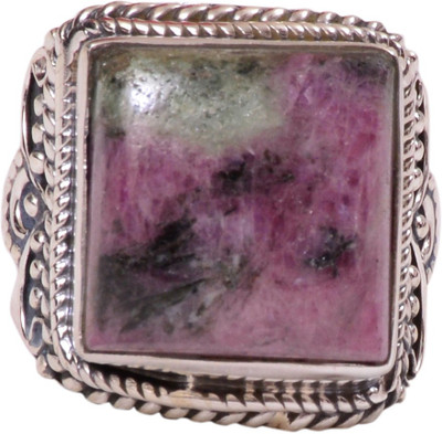 53% OFF on Rubera Silver Amethyst Ring