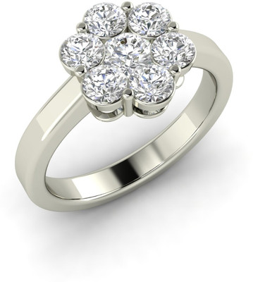 10% OFF on Diamondere Florence White Gold Diamond 18 K Ring