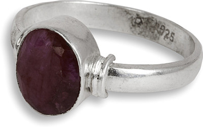 10% OFF on Silverwala Silver Ruby Ring