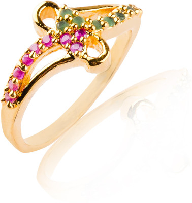 50% OFF on Fashion Bajar Peculiar Alloy, Brass Ruby, Emerald 24K Yellow Gold Plated Ring 50% OFF on Fashion Bajar Peculiar Alloy, Brass Ruby, Emerald 24K Yellow Gold Plated Ring