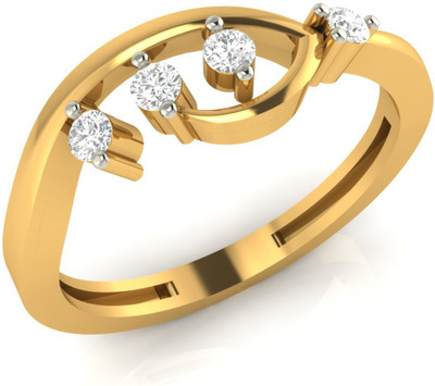 44% OFF on Demira Jewels Past Present Future Yellow Gold 14 K Ring