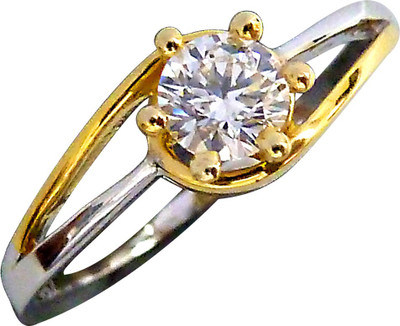 30% OFF on Surat Diamond 0.14 cts J-SI2 Solitaire Engagement Yellow Gold Diamond 18 K Ring