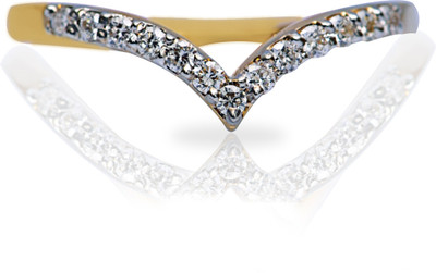 29% OFF on JacknJewel Elegant Diamond Gold 18K Yellow Gold Plated 18 K Ring