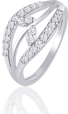 87% OFF on VK Jewels Special Alloy Cubic Zirconia Rhodium Plated Ring