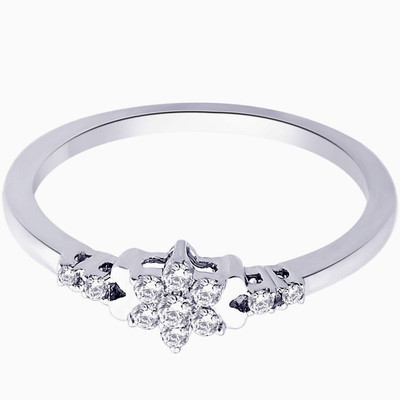 25% OFF on EJewelBay Gold Diamond 14K White Gold Plated 14 K Ring