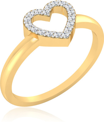 31% OFF on Forevercarat Chunky Silver 14K Yellow Gold Plated Ring