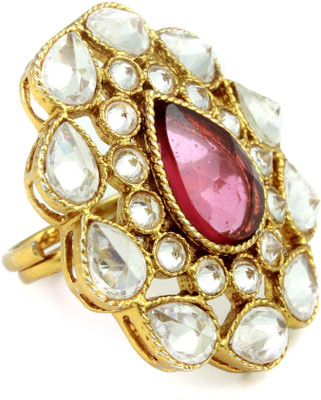 20% OFF on The Art Jewellery Brass 18K Yellow Gold Plated Ring