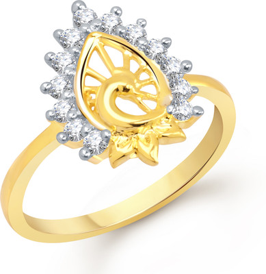 70% OFF on VK Jewels Alloy Cubic Zirconia 18K Yellow Gold Plated Ring 70% OFF on VK Jewels Alloy Cubic Zirconia 18K Yellow Gold Plated Ring