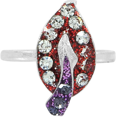 55% OFF on R S Jewels Alloy Silver Plated Toe Ring