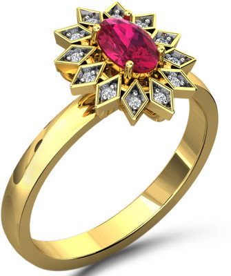 15% OFF on Sparkles Gold 18 K Ring