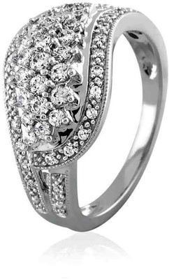 10% OFF on Velvetcase Allu Diamond Fashion White Gold 18 K Ring