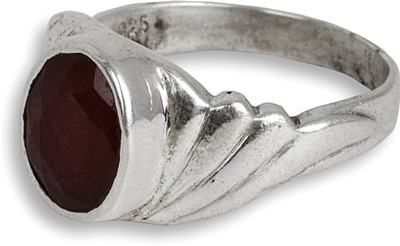 19% OFF on Silverwala Silver Ruby Ring