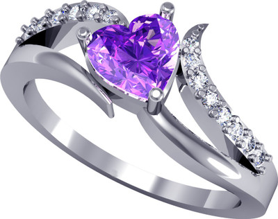 75% OFF on Suvarnadeep Sterling Silver Zircon Rhodium Plated Ring 75% OFF on Suvarnadeep Sterling Silver Zircon Rhodium Plated Ring