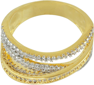 Super Shine Jewelry Brass Cubic Zirconia Ring Super Shine Jewelry Brass Cubic Zirconia Ring