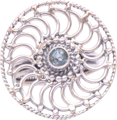 42% OFF on Rubera Silver Moonstone Ring