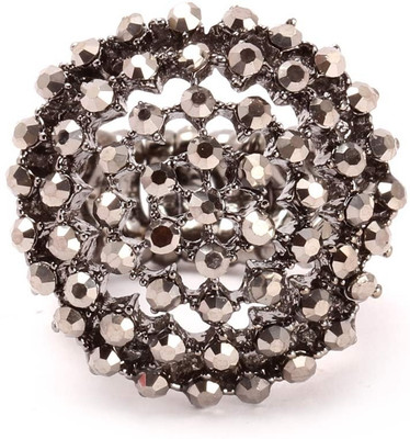 40% OFF on Khoobsurati Metallic Stone Studded Metal Ring