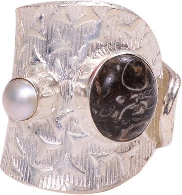 47% OFF on Rubera Silver Ring