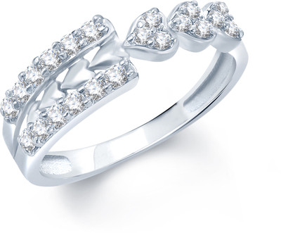 78% OFF on VK Jewels Alloy Rhodium Plated Ring