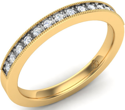 30% OFF on Theme Jewels Band LR-0072, Certified Real Diamond & 18Kt Hallmarked Yellow Gold Diamond 18 K Ring
