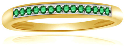 9% OFF on Vivre Jewels Silver 14K Yellow Gold Plated Ring