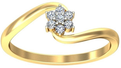Jewelsnext Gold Diamond 18 K Ring