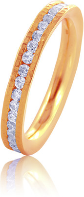 9% OFF on Image Inc Silver Cubic Zirconia Ring