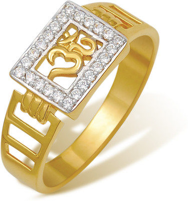 4% OFF on Nishtaa Yellow Gold Cubic Zirconia 22 K Ring