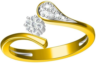 Divaas Gold Gold 18K White Gold Plated 18 K Ring