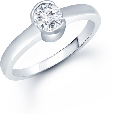 73% OFF on Meenaz Fascinating Solitaire Alloy Ring