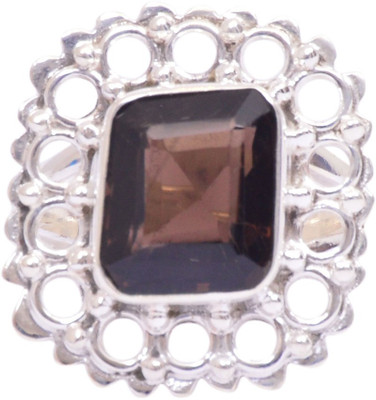 25% OFF on Rubera Smokey Quartz Stone Silver Quartz Ring 25% OFF on Rubera Smokey Quartz Stone Silver Quartz Ring