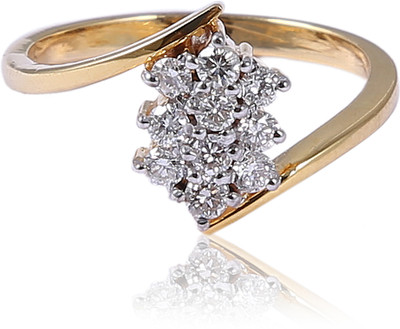 6% OFF on Jisha Gold Diamond 18 K Ring