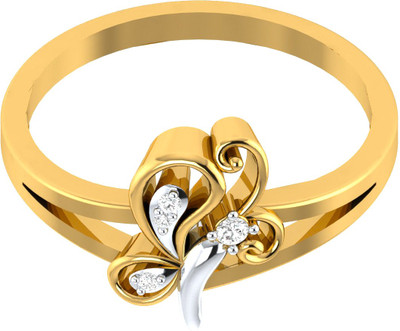 44% OFF on Demira Jewels Eternal Symphony Yellow Gold Diamond 14 K Ring
