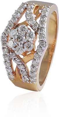 20% OFF on Jisha Gold Diamond 14 K Ring