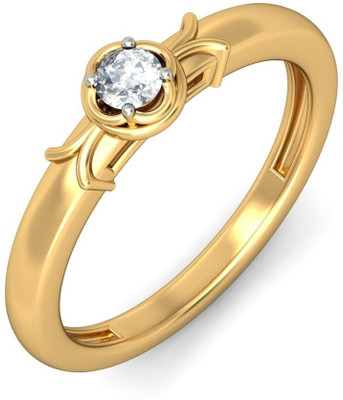 BlueStone The Jaime Gold Diamond 18K Yellow Gold Plated 18 K Ring