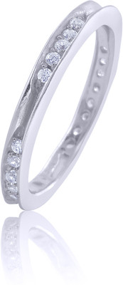 4% OFF on Image Inc Silver Cubic Zirconia Ring