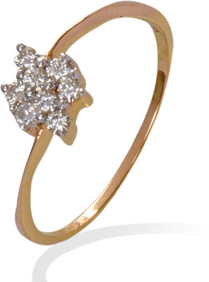 15% OFF on Rakam Yellow Gold Diamond 18K Yellow Gold Plated 18 K Ring