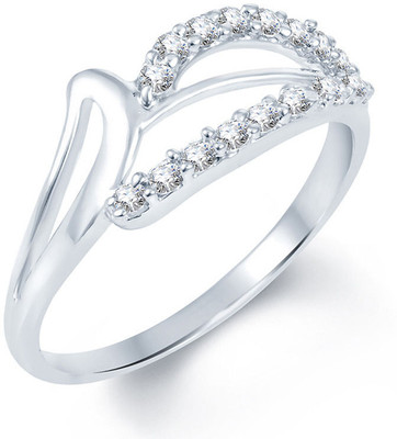 62% OFF on Sukkhi Lavish Alloy Cubic Zirconia Rhodium Plated Ring