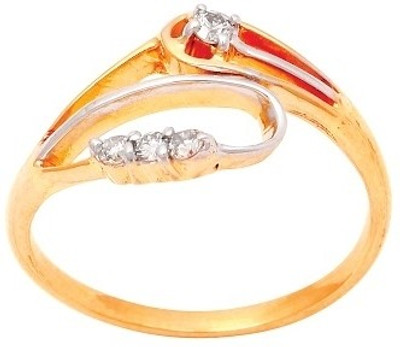 31% OFF on Caratcents Gold Diamond 18 K Ring