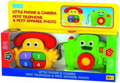 10% OFF on Megcos Little Camera, Phone and Clock - Plastic Toy