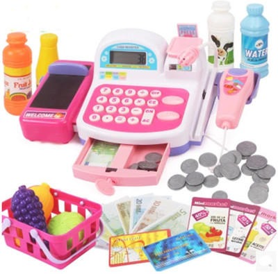 Zolu My Mini Market With Shopping Cart And Cash Register. (color May Vary)