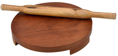34% OFF on Onlineshoppee Rolling Pin & Board Brown, Pack of 2 34% OFF on Onlineshoppee Rolling Pin & Board Brown, Pack of 2