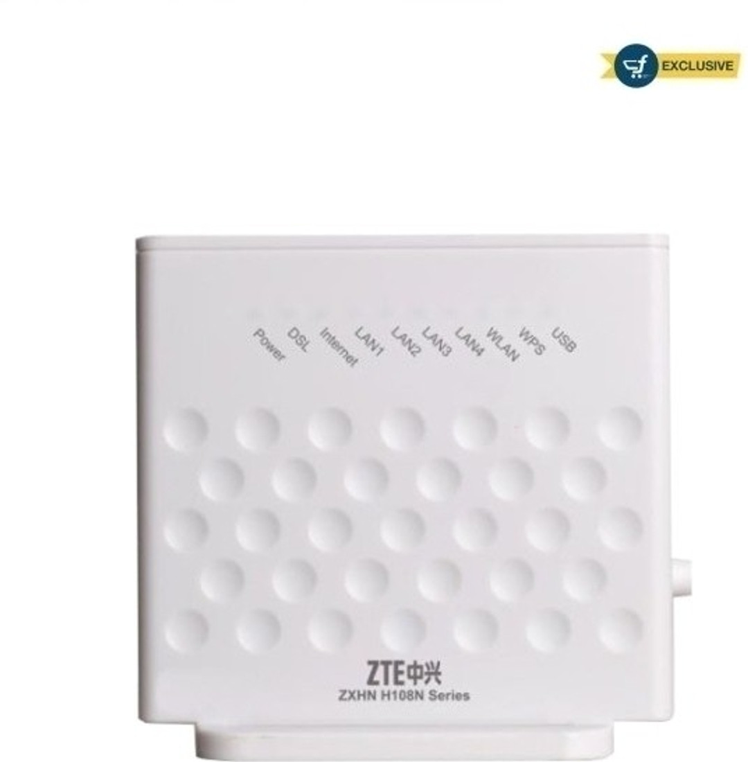 ZTE H108N 300 Mbps Wireless N ADSL Modem ZTE