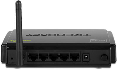 TRENDnet N150 Wireless Router (TEW-712BR) (Black) 