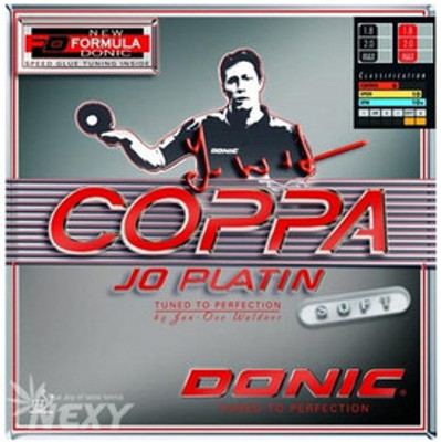 25% OFF on Donic Coppa Jo Platin Max Table Tennis Rubber 25% OFF on Donic Coppa Jo Platin Max Table Tennis Rubber