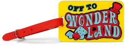Happily Unmarried Off to Wonderland Luggage Strap Yellow-230 Happily Unmarried Off to Wonderland Luggage Strap Yellow-230