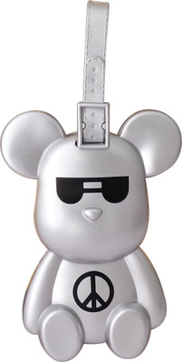 30% OFF on Super Drool Techno Bear Luggage Tag Silver