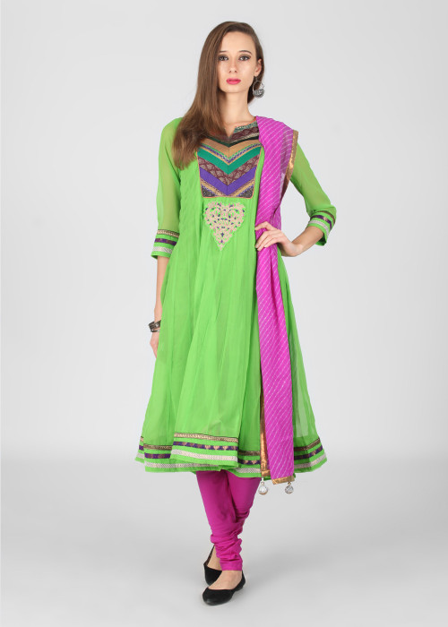 Rain & Rainbow Printed Churidar Suits - SWDDQQHZHXHXZ2C3