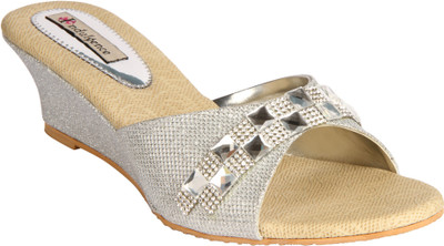 63% OFF on Indulgence Glitterati Wedges